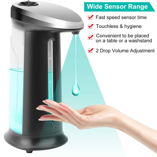 PureSense touchless motion sensor soap dispenser dispensing liquid hand soap automatically