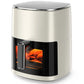 AeroCrisp 12-in-1 smart air fryer pro sitting on kitchen counter with digital display turned on
